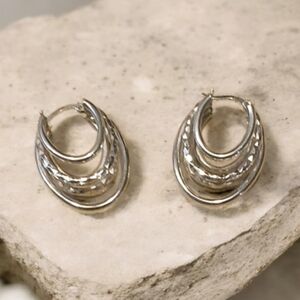 Silver Hoop Earrings